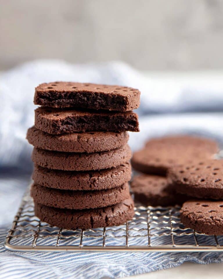 Chocolate Shortbread Cookies Recipe