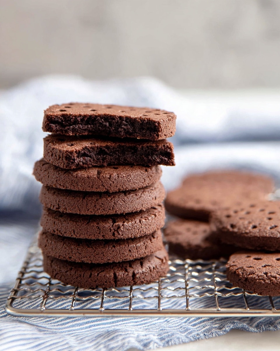 Chocolate Shortbread Cookies Recipe