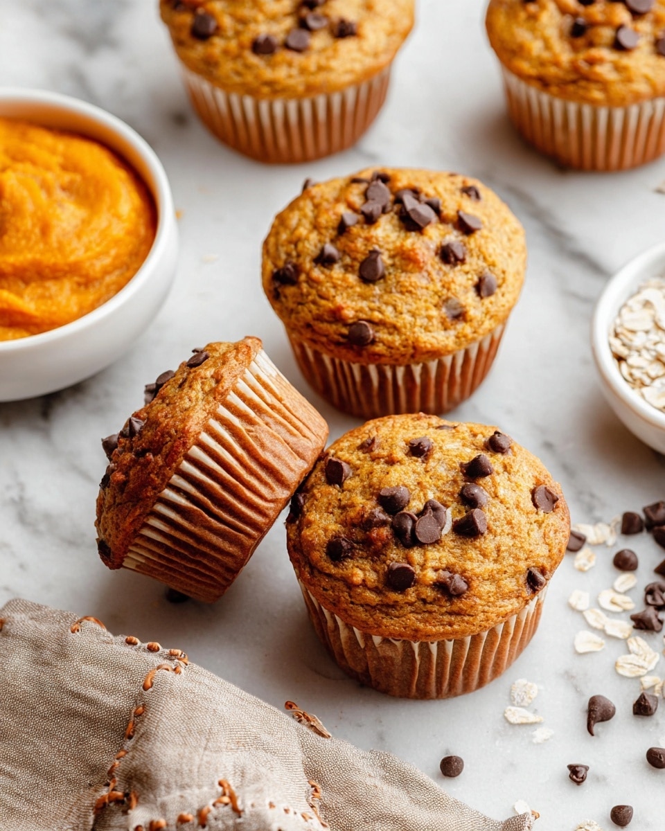 Oat Cottage Cheese Pumpkin Muffins Recipe