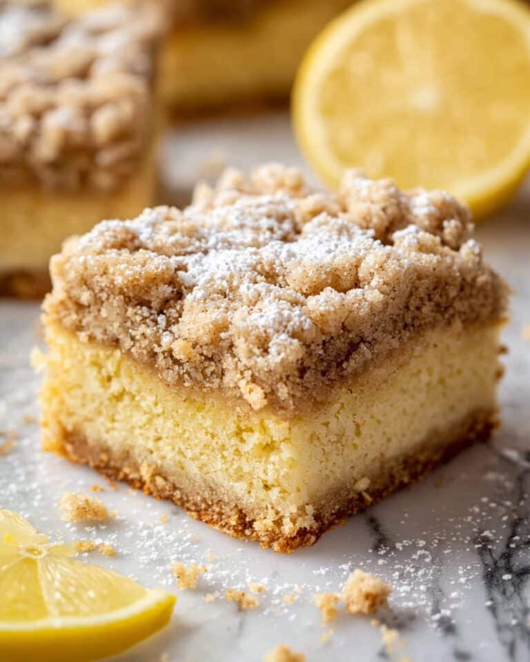 Cardamom Lemon Crumb Cake Recipe