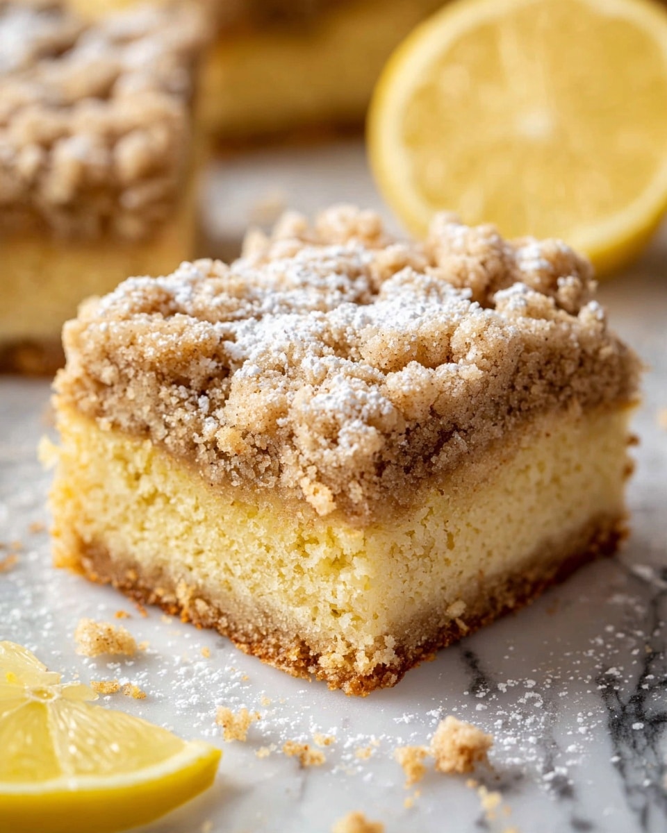 Cardamom Lemon Crumb Cake Recipe