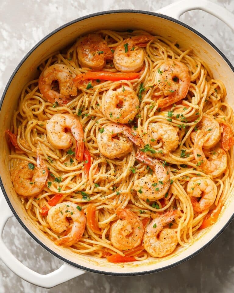 Exceptionally Delicious Cajun Shrimp Pasta (Dairy Free!) Recipe