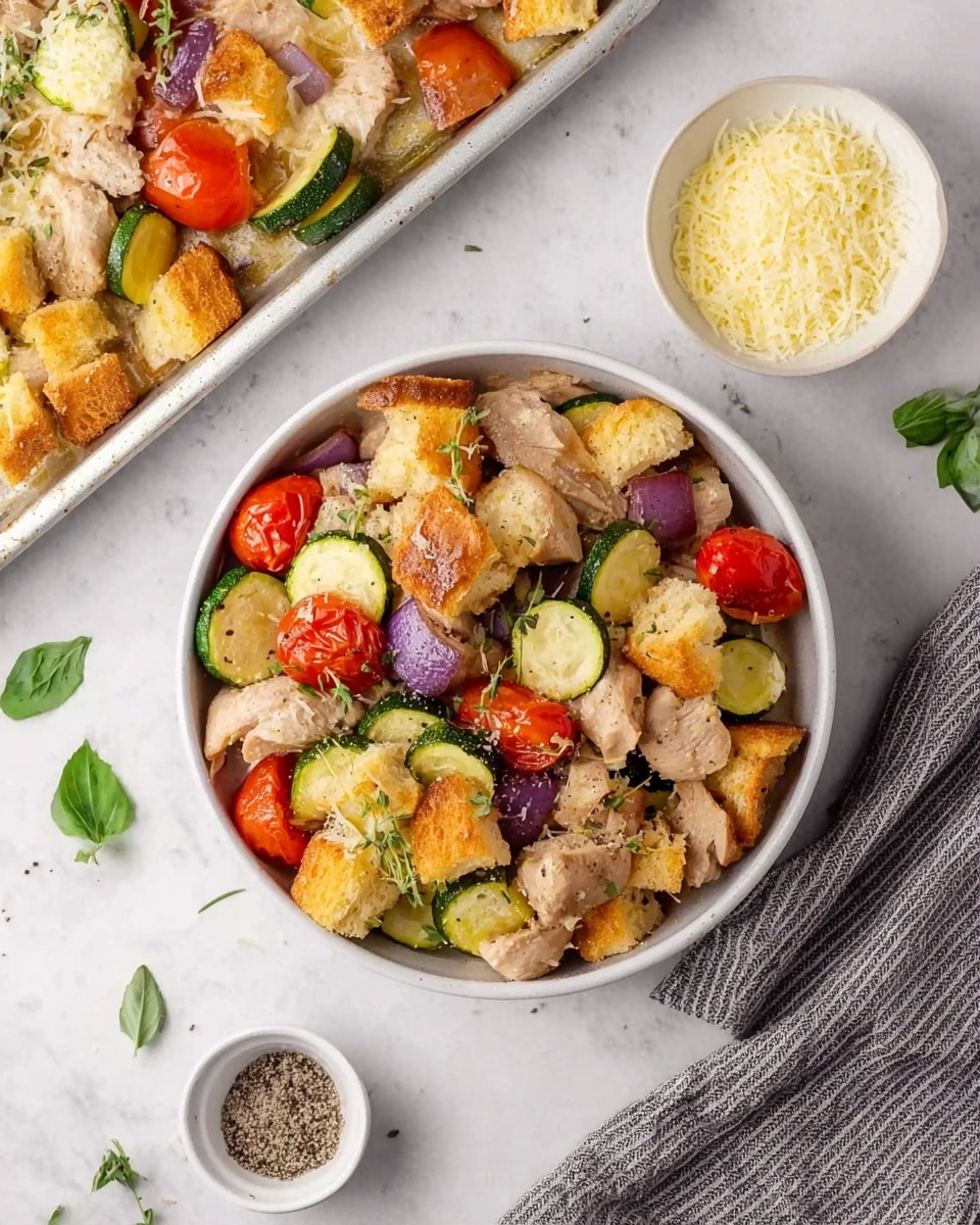 Sheet Pan Chicken Panzanella Recipe
