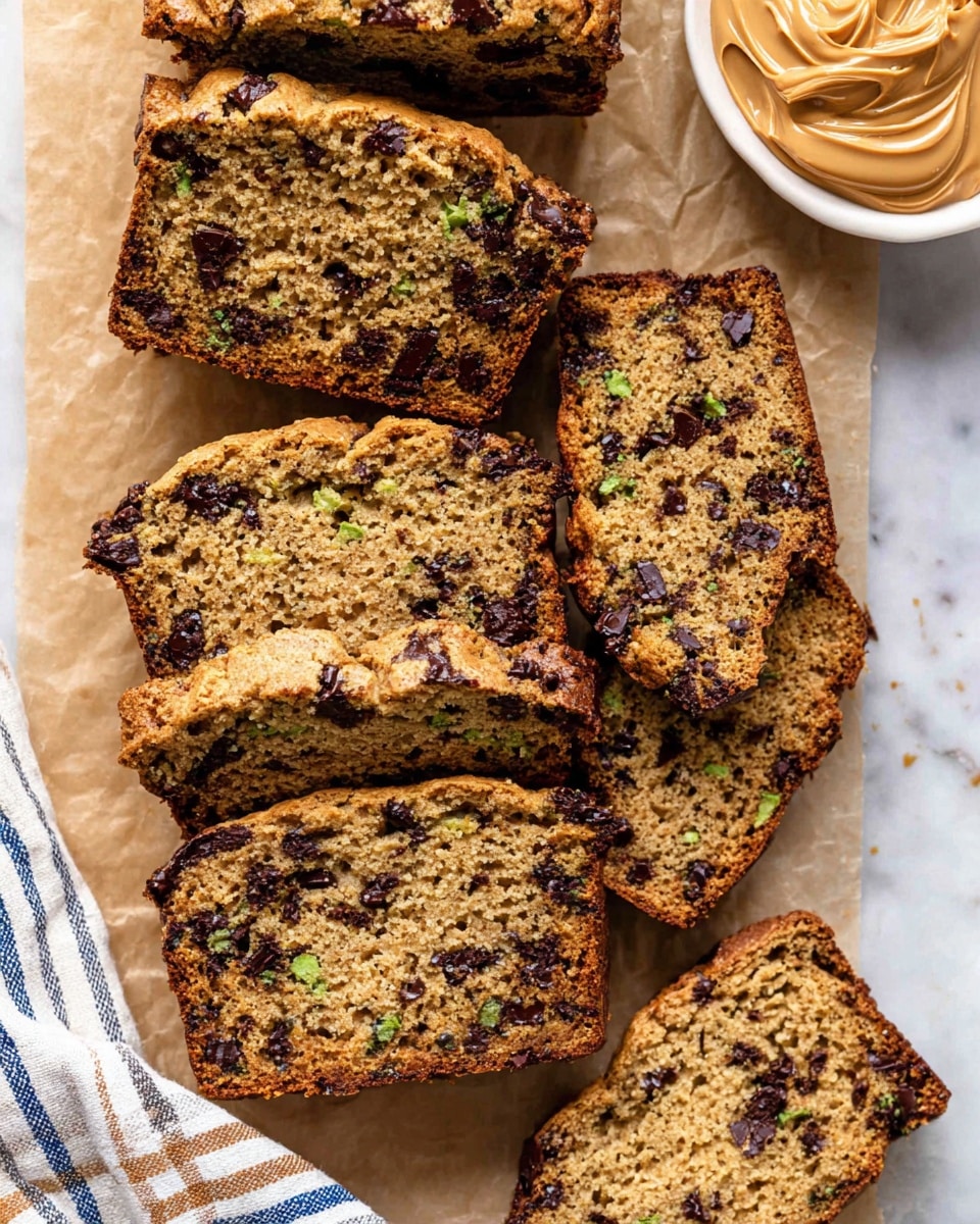Peanut Butter Chocolate Chip Zucchini Bread Recipe