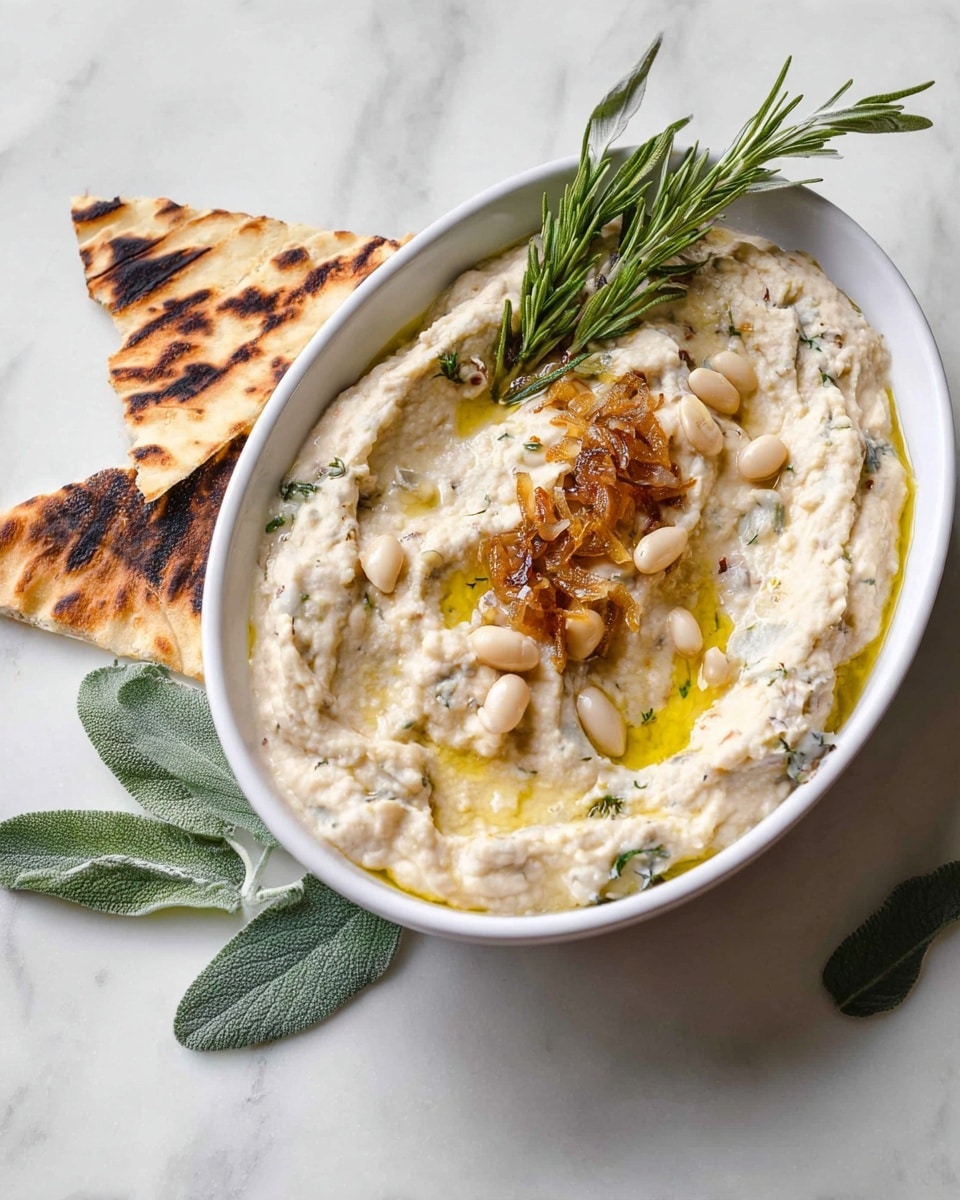 Caramelized Onion White Bean Dip Recipe